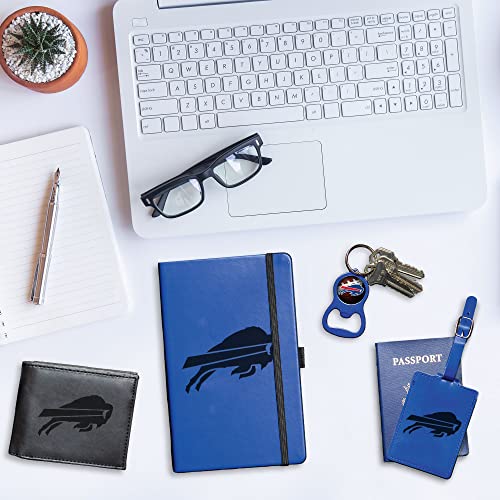 NCAA Rico Industries Embroidered Leather Trifold Wallet, North Carolina Tar Heels