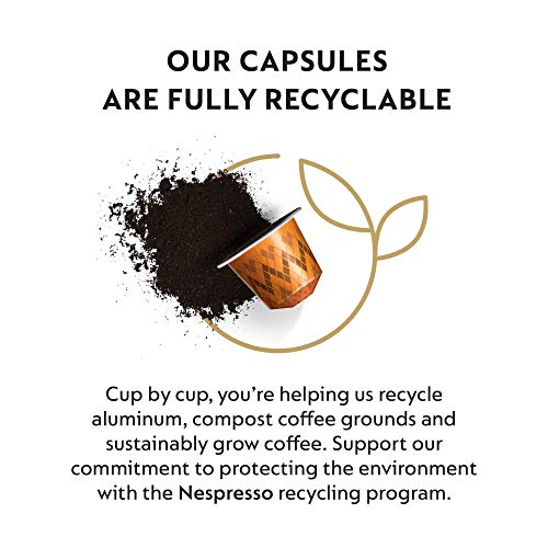 Nespresso Capsules OriginalLine, Vienna Linizio Lungo, Mild Roast Coffee, 50 Count Coffee Pods, Brews 3.7 Ounce (ORIGINAL LINE ONLY)