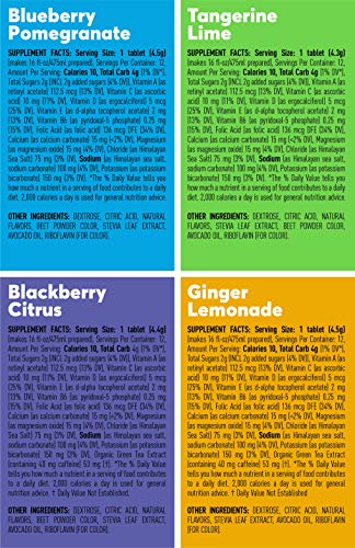 Nuun Vitamins: Vitamins + Electrolyte Drink Tablets, Mixed Flavor Pack, Two Caffeinated Flavors, 12 Count (Pack of 4)