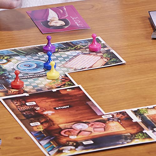 Clue Board Game Treachery at Tudor Mansion, Clue Escape Room Game, Murder Mystery Games, Cooperative Family Board Game, Ages 10 and up, 1-6 Players