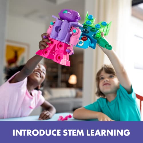 Educational Insights Design and Drill Sparklebot Robot Toy, 23-Piece Set, Kids Drill Sets, STEM Toys, Gift for Kids Ages 3+