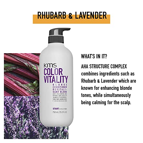 KMS COLORVITALITY Blonde Illuminating Purple Conditioner, 25.3 oz