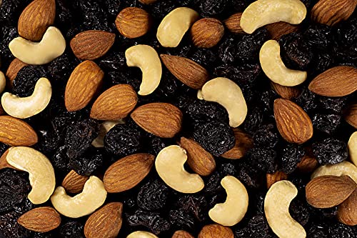 Kar's Nuts Raisin, Almond Cashew Trail Mix 3oz Bag (Pack of 12)