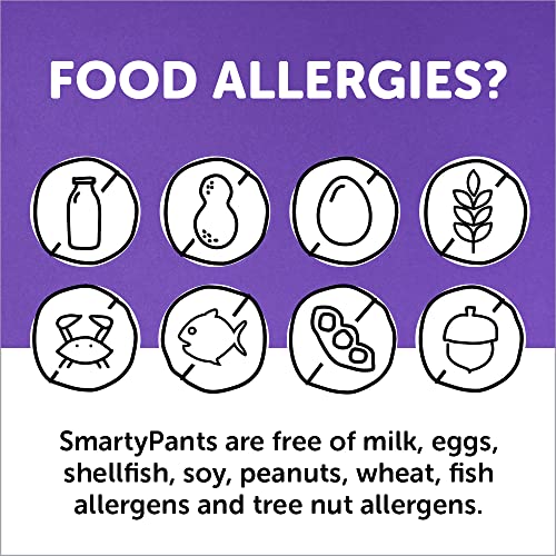 SmartyPants Kids Probiotic Immunity Gummies: Prebiotics and Probiotics for Immune Support and Digestive Comfort, Grape Flavor, Vegan Gummy Vitamins, 60 Count, 30 Day Supply, No Refrigeration Required