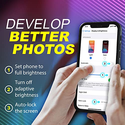 KiiPix Portable Portable Printer and Photo Scanner Compatible with FUJIFILM Instax Mini Film, Black