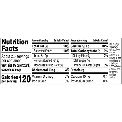 Campbell's Condensed Cream of Chicken with Herbs Soup, 10.5 Ounce Can (Pack of 12)