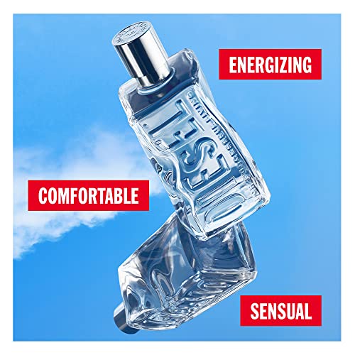 D by Diesel Refillable Eau de Toilette Spray for Everyone – Men and Women – Ginger Extract, Denim Cotton Accord, Vanilla Bourbon Extract, Lavender Heart, 1.0 Fl. Oz.