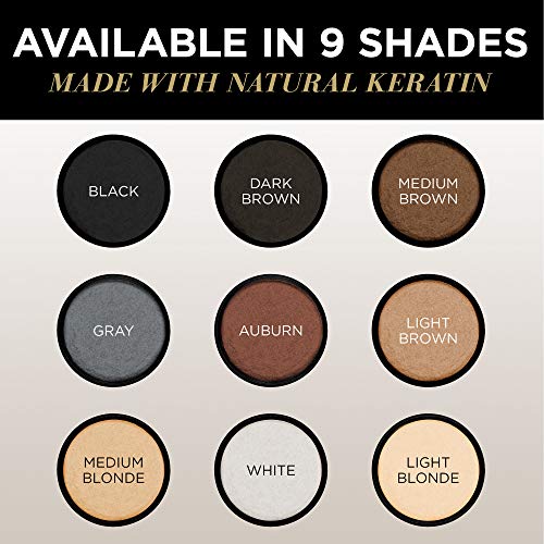 Toppik Hair Building Fibers, Dark Brown, 55g Fill In Fine or Thinning Hair Instantly Thicker, Fuller Looking Hair 9 Shades for Men and Women