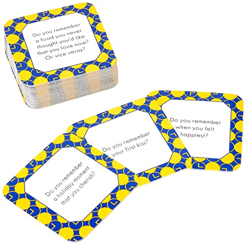 After Dinner Amusements: Do You Remember? 50 Questions to Share Memories (Conversation Game for Family and Friends, Gift for Host or Hostess)