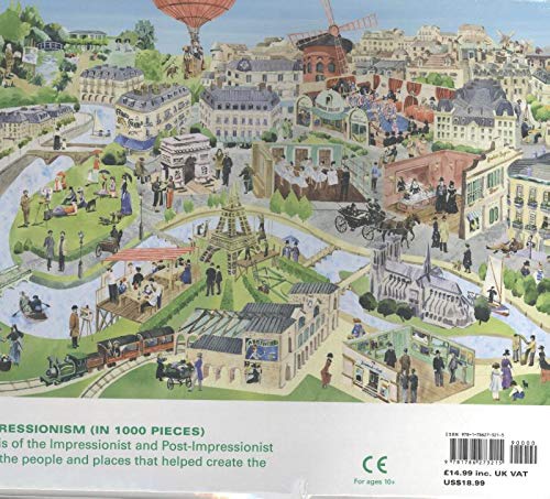 Laurence King The Story of Impressionism 1000 Piece Puzzle