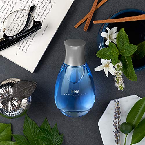 Alfred Sung HEI Cologne For Men, Eau De Toilette Spray Vaporisation for Day or Night, 3.4 oz