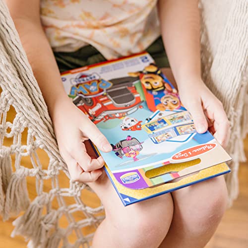 Melissa and Doug PAW Patrol Take-Along Magnetic Jigsaw Puzzles (2 15-Piece Puzzles) - PAW Patrol-Themed Magnetic Travel Puzzles For Toddlers and Kids Ages 3+