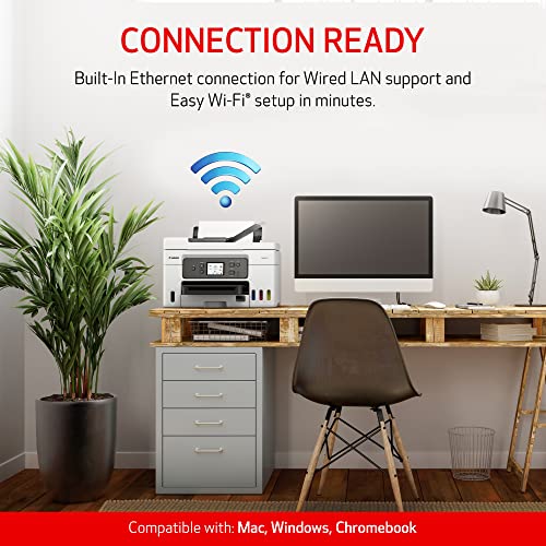 Canon Megatank GX4020 All-in-One Wireless Supertank Printer with Print, Copy, Scan and Fax | Auto Document Feeder | Mobile Printing | 2.7' LCD Touch Screen