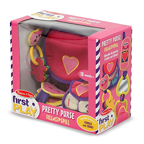 Melissa and Doug Pretty Purse Fill and Spill Soft Play Set Toddler Toy