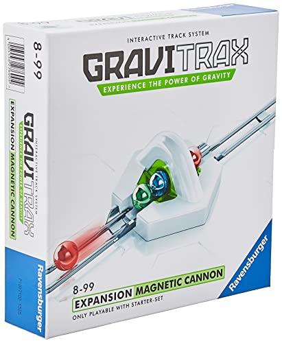 Ravensburger Gravitrax Magnetic Cannon Accessory - Marble Run and STEM Toy for Boys and Girls Age 8 and Up - Accessory for 2019 Toy of The Year Finalist Gravitrax