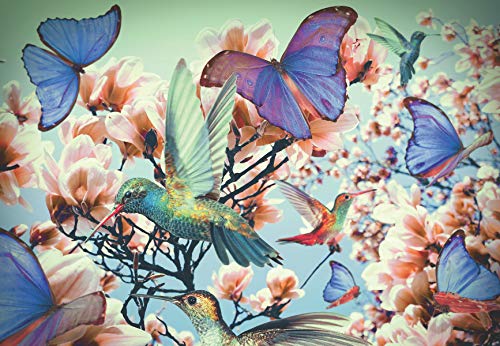 Ravensburger Puzzle Moment: Hummingbird 300 Piece Jigsaw Puzzle for Adults - 12969 - Every Piece is Unique, Softclick Technology Means Pieces Fit Together Perfectly