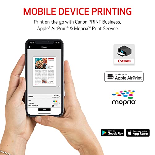 Canon Megatank GX4020 All-in-One Wireless Supertank Printer with Print, Copy, Scan and Fax | Auto Document Feeder | Mobile Printing | 2.7' LCD Touch Screen