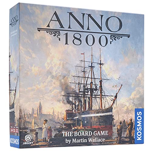 Anno 1800 - A Kosmos Game from Thames and Kosmos | A Civilization Game Based on The Video Game | Designed by Martin Wallace| for 2-4 Players, Ages 12 and up