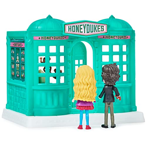 Wizarding World Harry Potter, Magical Minis Honeydukes Sweet Shop with 2 Exclusive Figures and 5 Accessories, Kids Toys for Ages 6 and up