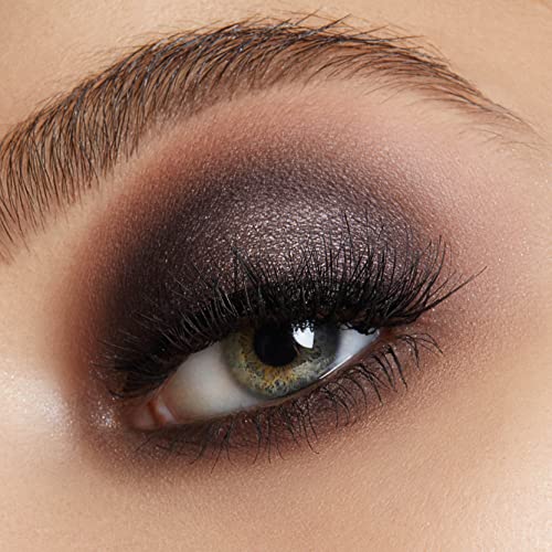 LORAC PRO Matte and Shimmer Eyeshadow Palette, Noir | Glitter | Mirror Compact | Cruelty Free, Gluten Free, Vegan