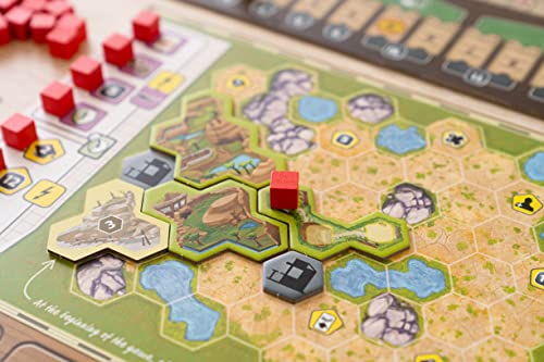 Capstone Games: Ark Nova Card Drafting, Hand Management Strategy Board Game, 1-4 Players, 90 to 150 Minute Play, Multi