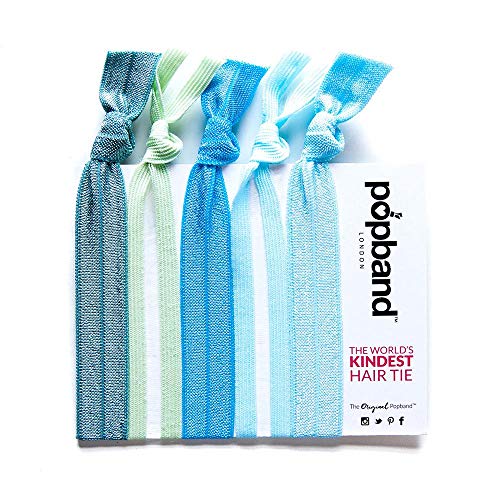 Popband London | Hair Tie | Mermaid | For All Day and Night | No Hair Crease | No Hair Damage | 5 Pc