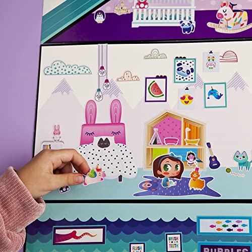 Craft-tastic Jr – Wall Sticker Playhouse – 3-Foot Tall Dreamhouse with Over 650 Reusable Stickers