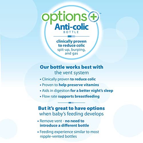 Dr. Brown’s Natural Flow® Anti-Colic Options+™ Narrow Sippy Bottle Starter Kit, 8oz/250mL, with Level 3 Medium-Fast Flow Nipple and 100% Silicone Soft Sippy Spout, Pink, 6m+