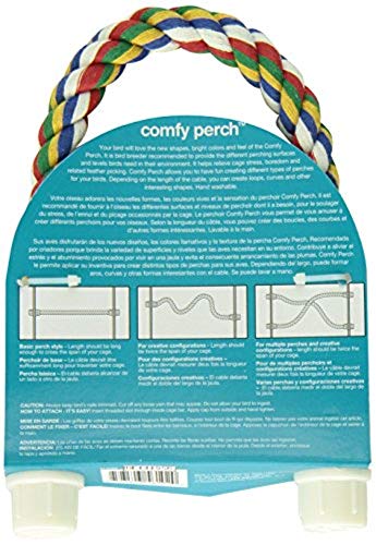JW Booda Comfy Perch for Birds, Large 28-Inch, Multi (56124)