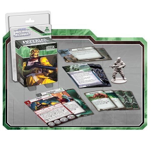 Star Wars Imperial Assault Board Game Bossk VILLAIN PACK | Strategy Game | Battle Game for Adults and Teens | Ages 14+ | 1-5 Players | Avg. Playtime 1-2 Hours | Made by Fantasy Flight Games