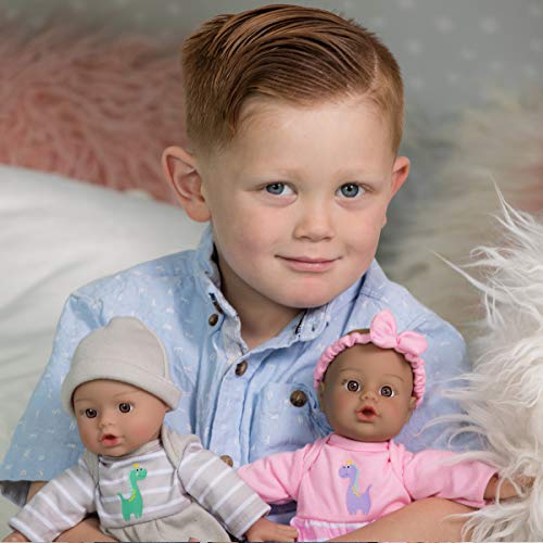 Adora Soft Baby Doll Girl, 11 inch Sweet Baby Dinosaur, Machine Washable (Amazon Exclusive) 1+