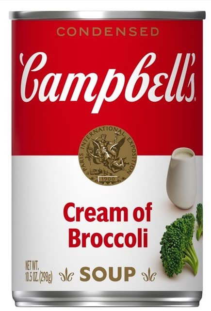 Campbell's, Condensed Cream of Broccoli Soup, 10.75oz Can (Pack of 6)