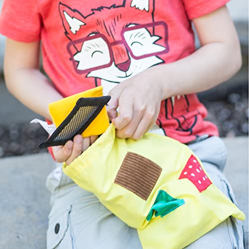 Educational Insights Teachable Touchables Sensory Squares, Textured Beanbags Squares, Toddler Sensory Toys, Preschool Kindergarten Classroom Must Haves, Set of 20 Beanbags, Ages 3+