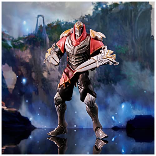 League of Legends, 6-Inch Zed Collectible Figure w/Premium Details and 2 Accessories, The Champion Collection, Collector Grade, Ages 12 and Up