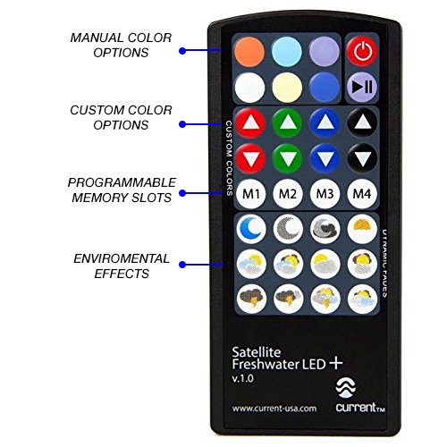 Current USA Satellite Freshwater LED Plus Light for Aquarium, 18 to 24-Inch