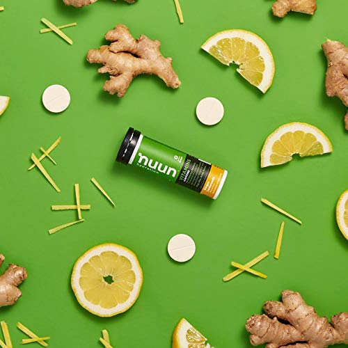 Nuun Vitamins: Vitamins + Electrolyte Drink Tablets, Ginger Lemonade, Box of 8 Tubes (96 Servings), Enhanced Everyday Wellness and Energy,8 Count (Pack of 1)