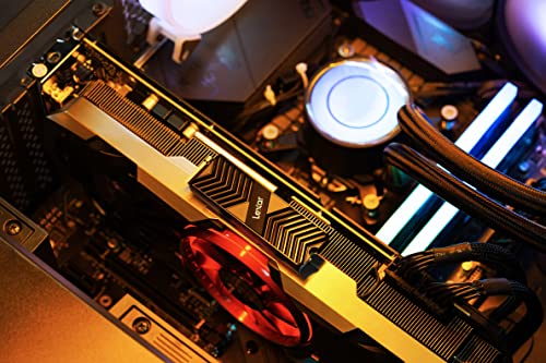 Lexar Professional 1TB NM800 PRO with Heatsink M.2 2280 PCIe Gen4x4 NVMe SSD, Read Speeds Up to 7500MB/s, for Gamers and Creators (LNM800P001T-RN8NG)