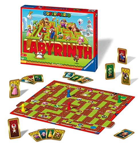 Ravensburger Super Mario Labyrinth Family Board Game for Kids and Adults Ages 7 and Up - So Easy to Learn and Play with Great Replay Value
