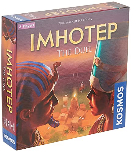Imhotep: The Duel - A Kosmos Game from Thames and Kosmos | 2-Player Version of Spiel Des Jahres-Nominated Imhotep, Builder of Egypt Board Game