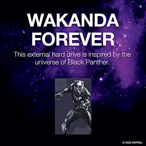 Seagate Black Panther SE FireCuda External HDD - USB 3.2, Customizable RGB LED Magenta, Works with PC, Mac, Playstation, and Xbox, 1-yr Rescue Services (STLX2000401)