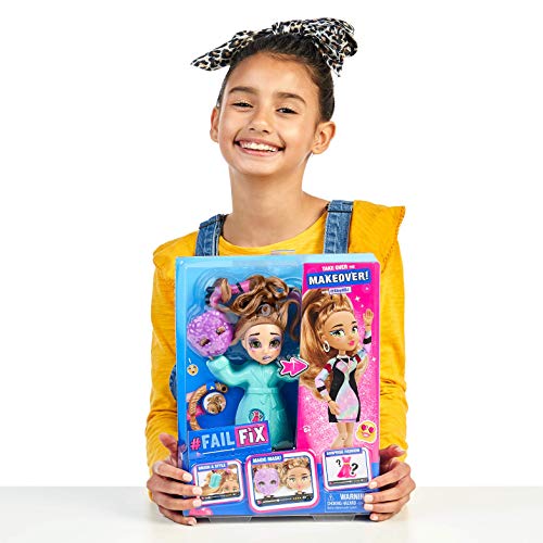 Failfix - SlayItDJ Total Makeover Doll | 8.5' Fashion Doll | Total Head-to-Toe Transformation