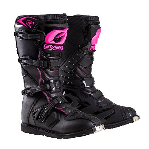 O'Neal 0325-705 Womens Rider Boot (Black/Pink, Size 5)