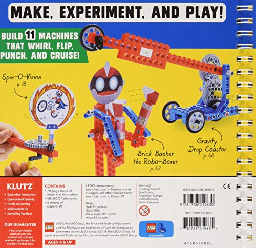 LEGO Gadgets (Klutz Science/STEM Activity Kit) 10.25' Length x 0.75' Width x 10' Height