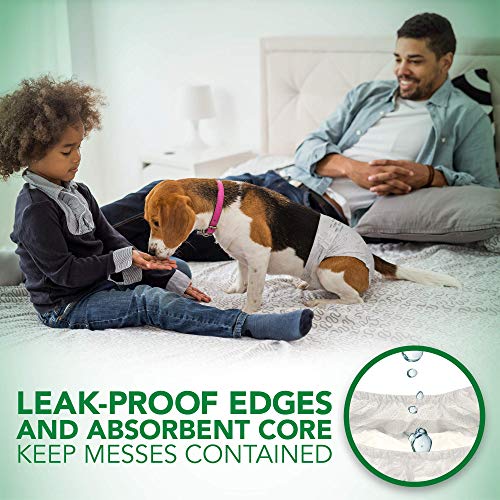 Vet's Best Comfort Fit Dog Diapers | Disposable Female Dog Diapers | Absorbent with Leak Proof Fit | Large/X-Large, (pack of 12)