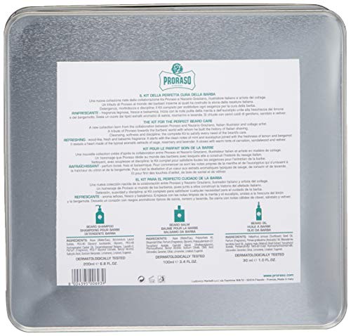 Proraso Beard Care Set - Refresh , 1 Count (Pack of 1)