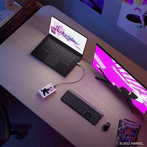 Seagate Ghost-Spider Special Edition FireCuda External Hard Drive 2TB - USB 3.2 Gen 1, customizable LED RGB lighting Pink, with Rescue Services (STKL2000418)