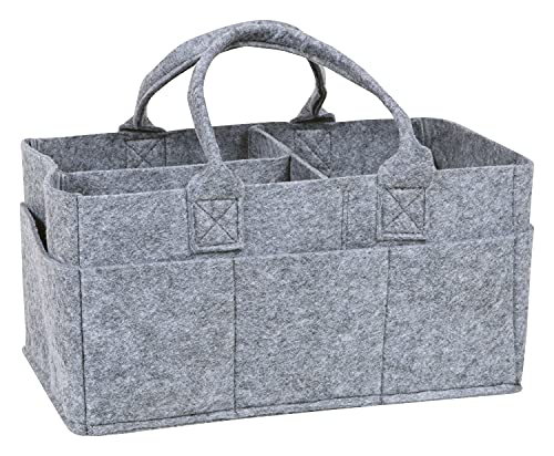 Sammy and Lou Felt Storage Caddy, Gray (103122)