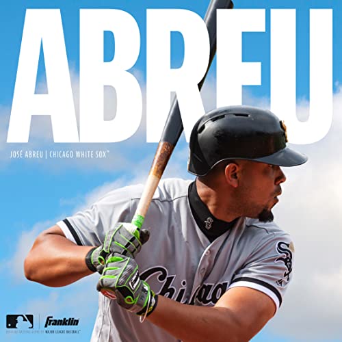 Franklin Sports MLB Shok-Sorb Neo Batting Gloves, Youth Large, Gray/Navy/Lime