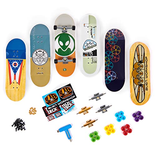 TECH DECK, Sk8shop Fingerboard Bonus Pack, Collectible and Customizable Mini Skateboards, Kids Toys for Ages 6 and up (Styles May Vary)
