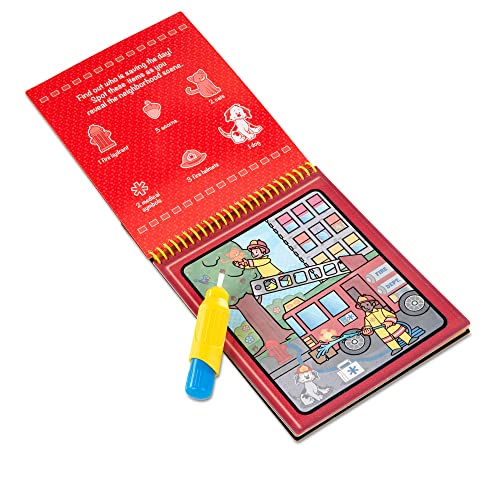 Melissa and Doug On the Go Water Wow! Reusable Water-Reveal Activity Pads, 2-pk, Vehicles, Animals - Party Favors, Stocking Stuffers, Travel Toys For Toddlers, Mess Free Coloring Books For Kids Ages 3+